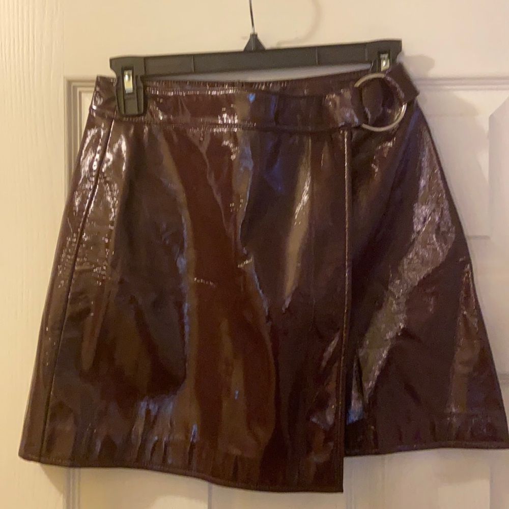 Burgundy Skirt